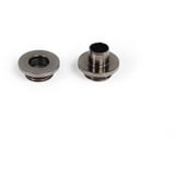 Alphacool Doppio nipplo staccabile ES G1/4 maschio a G1/4 maschio girevole, Connettore Nero