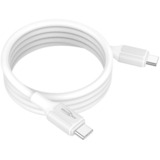 Ansmann Cavo in silicone USB-C a USB-C bianco