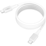 Ansmann Cavo in silicone USB-C a USB-C bianco