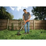 BLACK+DECKER ST1823 Nero, Arancione, Rosso, Argento Batteria, Tagliabordi arancione /Nero, 9000 Giri/min, Nero, Arancione, Rosso, Argento, 25 cm, 90 dB, 76 dB, 9 m/s²