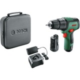 Bosch EasyImpact 12 1300 Giri/min Senza chiave 1 kg Nero, Verde verde/Nero, Trapano con impugnatura a pistola, Senza chiave, Senza spazzola, 1 cm, 1300 Giri/min, 2 cm