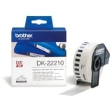 Brother Nastro carta continua Nero su bianco, DK, Bianco, Termica diretta, Brother, Brother QL1050, QL1060N, QL500, QL500A, QL550, QL560,QL560VP, QL570, QL580N, QL650TD, QL700,...