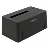 DeLOCK 63958 docking station per unità di archiviazione USB 3.2 Gen 2 (3.1 Gen 2) Type-C Nero Nero, HDD, SSD, Serial ATA III, 2.5,3.5", USB 3.2 Gen 2 (3.1 Gen 2) Type-C, 6 Gbit/s, Nero