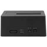 DeLOCK 63958 docking station per unità di archiviazione USB 3.2 Gen 2 (3.1 Gen 2) Type-C Nero Nero, HDD, SSD, Serial ATA III, 2.5,3.5", USB 3.2 Gen 2 (3.1 Gen 2) Type-C, 6 Gbit/s, Nero