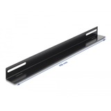 DeLOCK 66868 porta accessori Staffa di supporto, Rotaie di montaggio Nero, Staffa di supporto, Nero, Metallo, 48,3 cm (19"), 450 mm, 40 mm