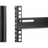 DeLOCK 66868 porta accessori Staffa di supporto, Rotaie di montaggio Nero, Staffa di supporto, Nero, Metallo, 48,3 cm (19"), 450 mm, 40 mm