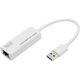 Digitus Adattatore Gigabit Ethernet USB-3.0 bianco, Bianco, Cina, Windows 7, Vista, XP and Mac OS 10.6/10.7, IEEE 802.3, IEEE 802.3ab, IEEE 802.3az, IEEE 802.3u