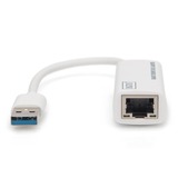 Digitus Adattatore Gigabit Ethernet USB-3.0, Scheda di rete bianco, Bianco, Cina, Windows 7, Vista, XP and Mac OS 10.6/10.7, IEEE 802.3, IEEE 802.3ab, IEEE 802.3az, IEEE 802.3u