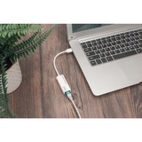 Digitus Adattatore Gigabit Ethernet USB-3.0, Scheda di rete bianco, Bianco, Cina, Windows 7, Vista, XP and Mac OS 10.6/10.7, IEEE 802.3, IEEE 802.3ab, IEEE 802.3az, IEEE 802.3u