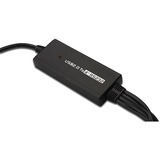 Digitus Cavo ® da USB 2.0 a 4xRS232 Nero, Nero, 1,5 m, USB tipo A, DB-9, Maschio, Maschio
