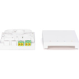 Digitus Custodia FTTH con 2 x accoppiatori LC/APC DX con otturatore, Housing bianco