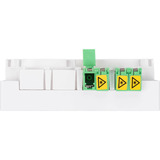Digitus Custodia FTTH con 2 x accoppiatori LC/APC DX con otturatore, Housing bianco