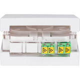 Digitus Custodia FTTH con 2 x accoppiatori LC/APC DX con otturatore, Housing bianco