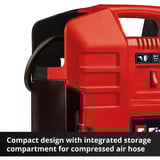 EINHELL Compressore a batteria in valigetta TE-AC 36/8 Li OF Set - Solo, 36 Volt (2x18V) rosso