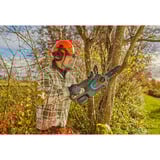 GARDENA Motosega a batteria PowerSaw 250/18V P4A Set pronto all'uso, Sega a catena grigio/Turchese