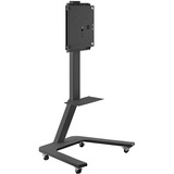 HAGOR BrackIT Rotate 165,1 cm (65") Nero Pavimento Nero, Libera installazione, 45 kg, 116,8 cm (46"), 165,1 cm (65"), 400 x 400 mm, Nero
