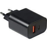 Inter-Tech 88882226, PD-2120, Caricabatterie Nero