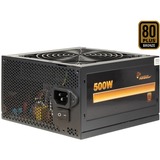 Inter-Tech ArgusNT BPS-500 alimentatore per computer 500 W 20+4 pin ATX ATX Nero Nero, 500 W, 100 - 240 V, 47 - 63 Hz, 7/3.5 A, 100 W, 420 W