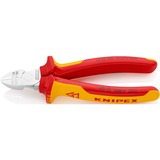 KNIPEX KP-1426160 Pinze spellacavi rosso/Giallo, Isolante di protezione, 216 g, Rosso, Giallo