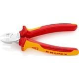 KNIPEX KP-1426160 Pinze spellacavi, Pinze di taglio rosso/Giallo, Isolante di protezione, 216 g, Rosso, Giallo