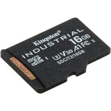 Kingston Industrial 16 GB MicroSDHC UHS-I Classe 10 Nero, 16 GB, MicroSDHC, Classe 10, UHS-I, Class 3 (U3), V30