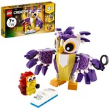LEGO Creator 3-in-1 Creature della foresta fantasy, Giochi di costruzione Set da costruzione, 7 anno/i, Plastica, 175 pz, 240 g