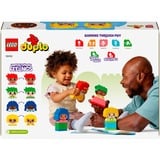 LEGO DUPLO 10415 Forti Sentimenti ed Emozioni, Giochi per Bambini da 1.5 Anni Impilabili con 23 Mattoncini e 4 Personaggi, Giochi di costruzione Giochi per Bambini da 1.5 Anni Impilabili con 23 Mattoncini e 4 Personaggi, Set da costruzione, 1,5 anno/i, Plastica, 23 pz, 545 g