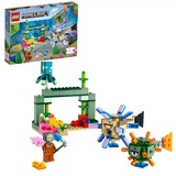 LEGO Minecraft La Battaglia del Guardiano Set da costruzione, 8 anno/i, Plastica, 255 pz, 305 g