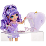 MGA Entertainment Rainbow High Creative Crystals - Violet, Bambola 