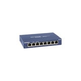 Netgear GS108GE switch di rete Non gestito Gigabit Ethernet (10/100/1000) Blu, Interruttore blu, Non gestito, Gigabit Ethernet (10/100/1000), Full duplex, Vendita al dettaglio