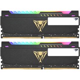 Patriot Viper Steel PVSR416G360C0K memoria 16 GB 2 x 8 GB DDR4 3600 MHz Data Integrity Check (verifica integrità dati) Nero, 16 GB, 2 x 8 GB, DDR4, 3600 MHz, 288-pin DIMM