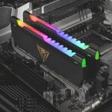 Patriot Viper Steel PVSR416G360C0K memoria 16 GB 2 x 8 GB DDR4 3600 MHz Data Integrity Check (verifica integrità dati) Nero, 16 GB, 2 x 8 GB, DDR4, 3600 MHz, 288-pin DIMM