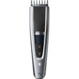 Philips 5000 series Regolacapelli HC5630/15, Tagliacappelli argento/Nero, Nero, Argento, 0,5 mm, 2,8 cm, 4,1 cm, Acciaio inox, Batteria