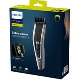 Philips 5000 series Regolacapelli HC5630/15, Tagliacappelli argento/Nero, Nero, Argento, 0,5 mm, 2,8 cm, 4,1 cm, Acciaio inox, Batteria