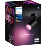 Philips Hue White & Color Ambiance Fugato Spot Singolo, Luce LED Nero