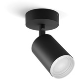 Philips Hue White & Color Ambiance Fugato Spot Singolo, Luce LED Nero