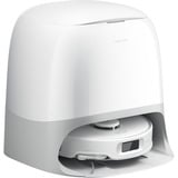 Roborock Qrevo Curv 5A1 0,325 L Nero, Bianco, Aspirazione robot bianco, Senza sacchetto, Nero, Bianco, Rotondo, Sacchetto per la polvere, 0,325 L, 60,4 dB