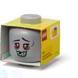 Room Copenhagen LEGO Testa portaoggetti "Zombie", mini, Scatola di immagazzinaggio grigio