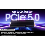 SAMSUNG 9100 PRO Heatsink PCIe® 5.0 NVMe™ M.2 SSD - 4 TB, Disco a stato solido 4 TB, M.2, 14800 MB/s