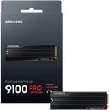 Samsung 9100 PRO Heatsink PCIe® 5.0 NVMe™ M.2 SSD - 4 TB, Disco a stato solido 4 TB, M.2, 14800 MB/s