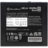 SilverStone HELA 1200Rz Axis, Alimentatore PC Nero