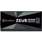 SilverStone ZEUS 1650R Titanium, Alimentatore PC Nero