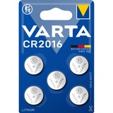 VARTA 6016101415 Batteria monouso Litio Batteria monouso, Litio, 3 V, 5 pz, 87 mAh, Multicolore