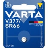 VARTA -V377 Batterie per uso domestico Batteria monouso, SR66, Ossido d'argento (S), 1,55 V, 1 pz, 27 mAh