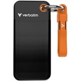 Verbatim Pocket SSD 2 TB USB tipo-C 3.2 Gen 2 (3.1 Gen 2) Nero, Arancione, Disco a stato solido Nero/Orange, 2 TB, USB tipo-C, 3.2 Gen 2 (3.1 Gen 2), 1000 MB/s, 10 Gbit/s, Nero, Arancione