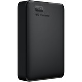 WD WD Elements Portable disco rigido esterno 4000 GB Nero, Hard-disk Nero, 4000 GB, 2.5", 3.2 Gen 1 (3.1 Gen 1), Nero