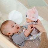 ZAPF Creation BABY born for babies Sweetie Mauve 30cm, Bambola grigio, Bambola bambina, Genere neutro, 0 anno/i, Bambino/Bambina, 300 mm, Multicolore
