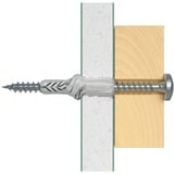 fischer 077888 ancoraggio a vite e tassello 50 pezzo(i) 3,5 cm grigio chiaro, Nylon, 3,5 cm, 6 mm, 4,5 cm, 4 mm, 5 mm