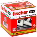 fischer EasyHook Anello DuoPower 8x40, Tassello bianco