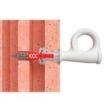 fischer EasyHook Anello DuoPower 8x40, Tassello bianco